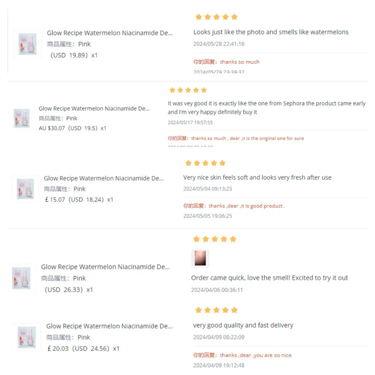 Highlighting Serum Eclat 40ml Dew Drops Niacinamide Watermelon Glow Recipe Brightening